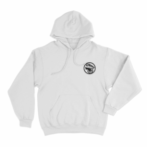 Beautiful Mind Logo Unisex Hoodie White